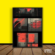 Japanese Apartment Collage Aesthetic Poster | Aesthetic Wall Art