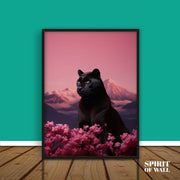 Jaguar Aesthetic Portrait | Animals Wall Art