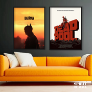 Batman and Deadpool (2 Panel) | Movies Wall Art