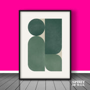 Modern Minimalist Geometric Digital Print | Abstract Wall Art