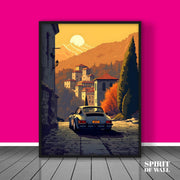 JDM Car illustrated Poster | Cars Wall Art