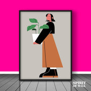 Abstract Women Version 57 Portrait | Modern Wall Art