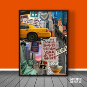 New York City Aesthetic Collage | Aesthetic Wall Art