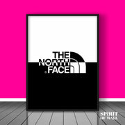 The North Face Black and White Wall Art