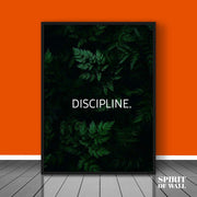 Discipline Dark Portrait | Hustlers Wall Art