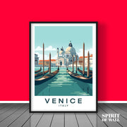 Venice Italy Card Poster | Travel Wall Art