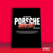 The 911 GT3 RS Porsche Portrait | Cars Wall Art