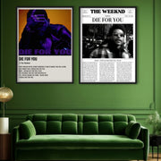 Aesthetic Weeknd (2 Panel) | Movies Wall Art