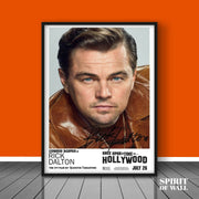 Leonardo DiCaprio Card Poster | Movie Wall Art