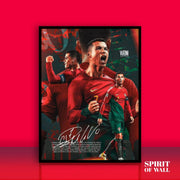 Goat Cr7 Poster | Sports Wall Art