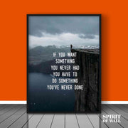 Do Something You have Never Done | Hustlers Wall Art