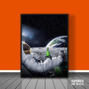 Aesthetic Abandoned Space Station Poster | Space Wall Art