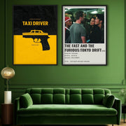 Aesthetic Movie (2 Panel) | Movies Wall Art