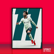 Mohamed Salah Portrait | Public Figure Wall Art