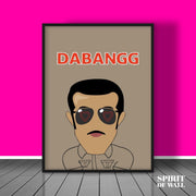 Dabangg Animation Poster | Movies Wall Art