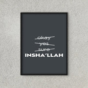 Inshallah | Islamic Wall Art