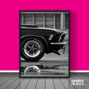 Classic Fors Mustang Portrait | Cars Wall Art