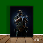 Special Forces Soldier Portrait |Army Wall Art