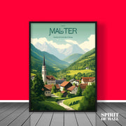 Malte illustrated Poster | Travel Wall Art