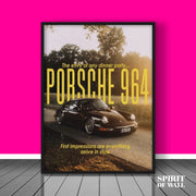 Porsche 964 Poster | Cars Wall Art