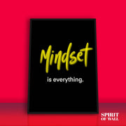 Mindset is Everything Quote | Quotes Wall Art