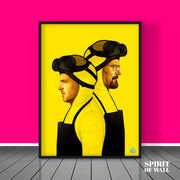 Breaking Bad Yellow Poster | Movies Wall Art