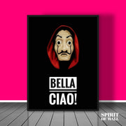 Bella Ciao Money Heist Poster | Movie Wall Art