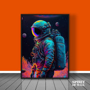 Abstract Astronaut Portrait | Space Wall Art