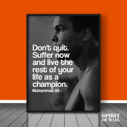 Muhammad Ali Motivational Quote | Motivational Wall Art