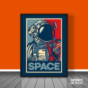 Abstract Astronaut Poster | Abstract Wall Art