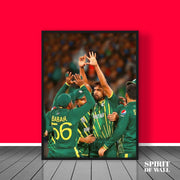 Pakistan Cricket Team Celebrating | Sports Wall Art