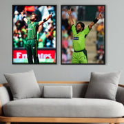 Pakistan Cricketers (2 Panel) | Sports Wall Art