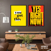 You Got This (2 Panel) | Motivational Wall Art