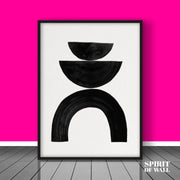 Modern Artcircle Abstract Black Portrait | Artcircle Wall Art