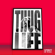 Thug Life 2 Pac Poster | Pop Artists Wall Art