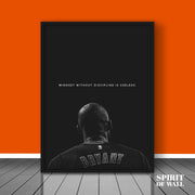 Mindset without Discipline is Useless | Motivational Wall Art