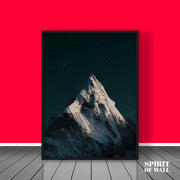 Mount Everest Night View Portrait | Travel Wall Art