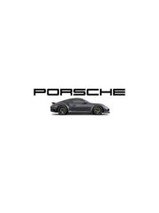 Porsche Minimalist | Cars Wall Art