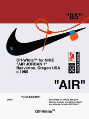 Air Jordan Off White | Sneakers Wall Art