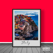 Italy Card Poster | Travel Wall Art