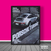 Classic Porsche Turbo Poster | Cars Wall Art