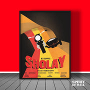 Sholay Movie Poster | Movie Wall Art