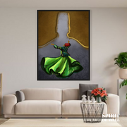 Sufism Turkish Digital Painting | Sufism Wall Art