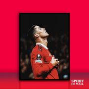 Cristiano Ronaldo Close Portrait | Sports Wall Art