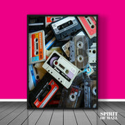 Retro Cassette Tapes Poster | Wall Art