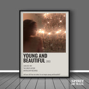 Young and Beautiful | Album Wall Art