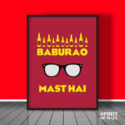 Baburao Mast Hai | Funny Wall Art