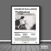 The Weeknd "House of Balloons" | Album Wall Art