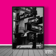 Vintage New York Street Life | Vintage Wall Art