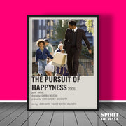 The Pursuit of Happiness Movie Card Poster | Movie Wall Art